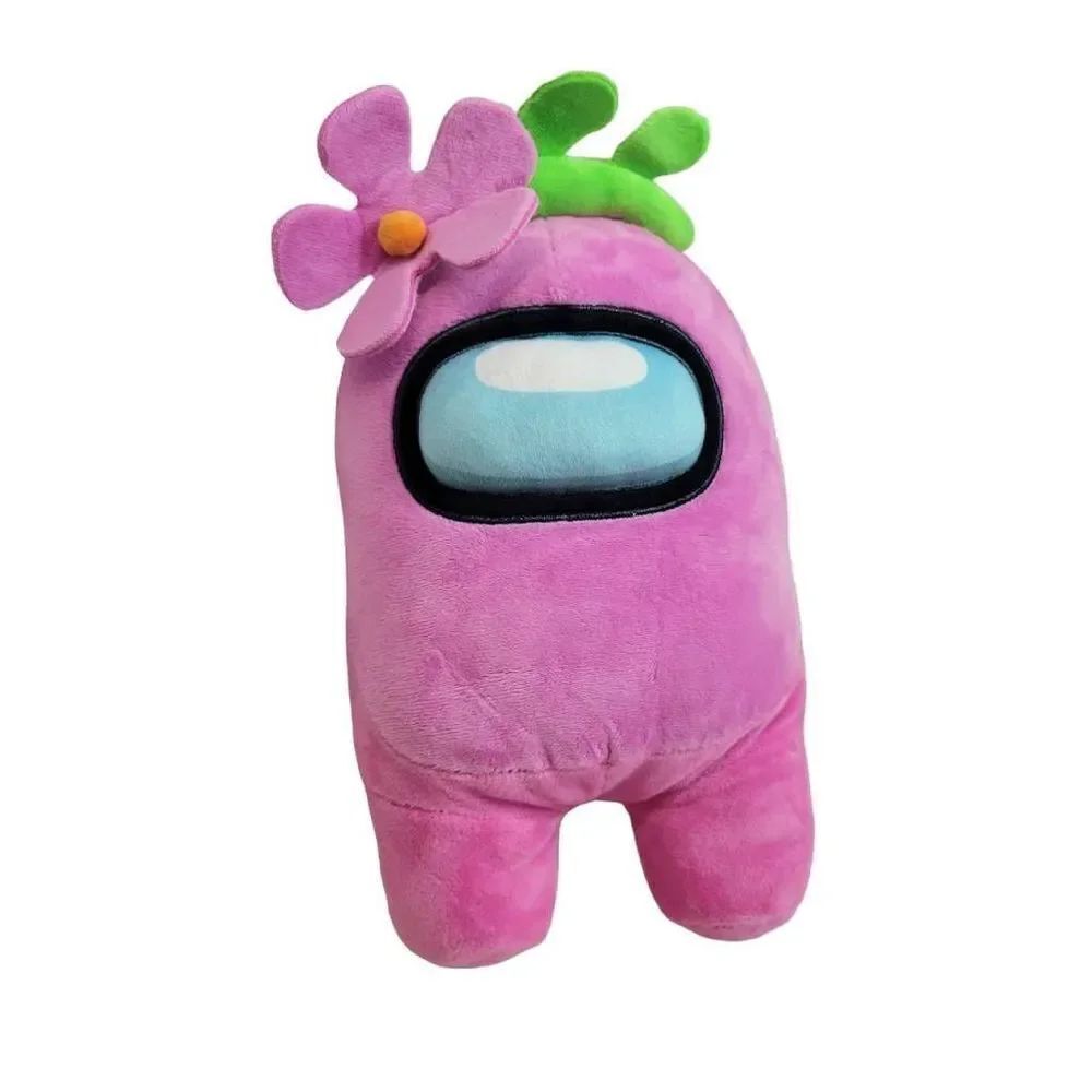 Toikido Among Us Pink with Flower Stuffed Plush 12"